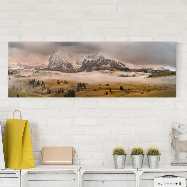 Landscape canvas prints Myths of the Dolomites