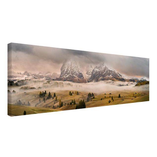 Mountain canvas art Myths of the Dolomites