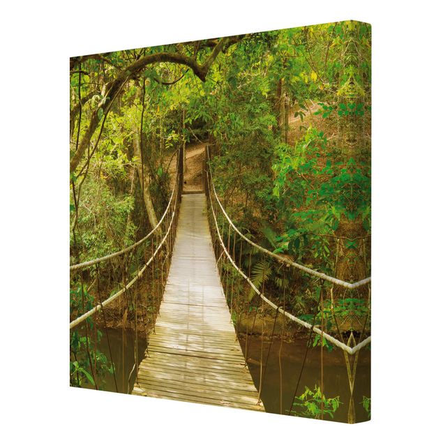 Floral canvas Jungle Bridge