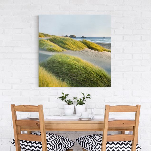 Landscape wall art Dunes And Grasses At The Sea