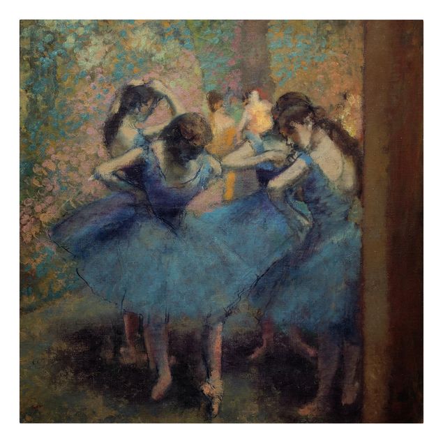Art prints Edgar Degas - Blue Dancers
