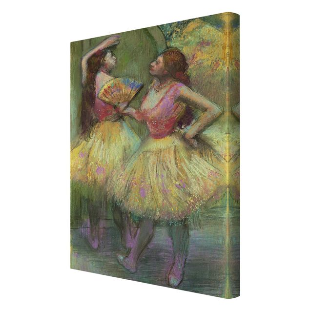 Canvas prints art print Edgar Degas - Two Dancers Before Going On Stage