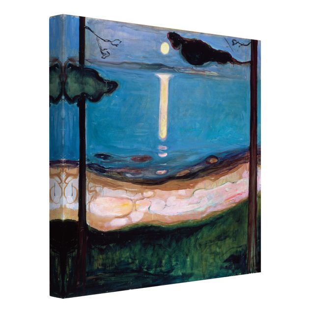 Art style Edvard Munch - Moon Night