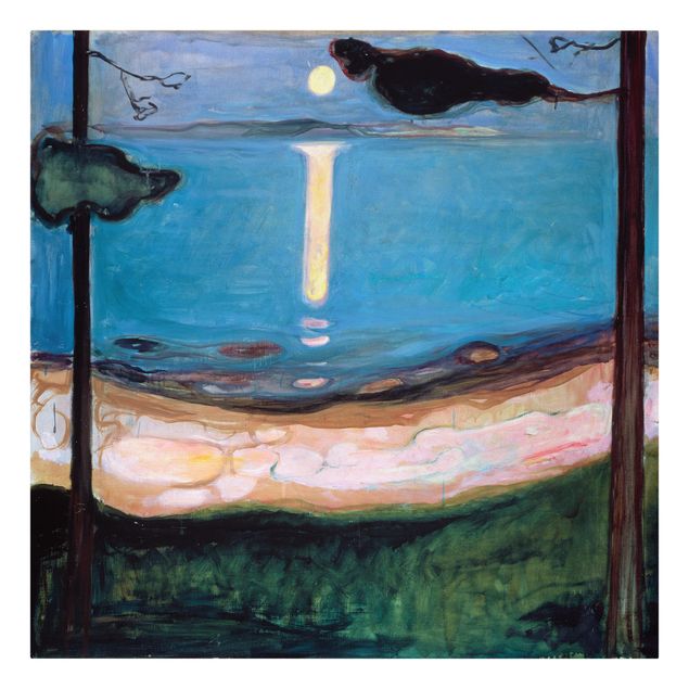 Landscape wall art Edvard Munch - Moon Night