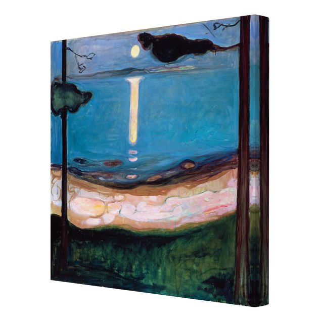 Canvas art Edvard Munch - Moon Night