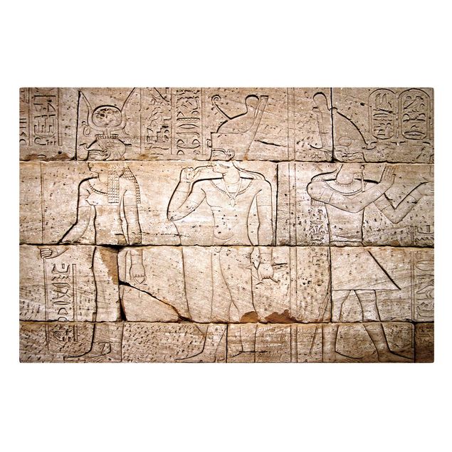 Spiritual canvas wall art Egypt Relief