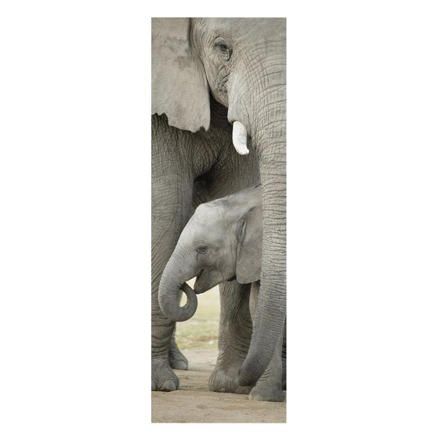 Modern art prints Elephant Love