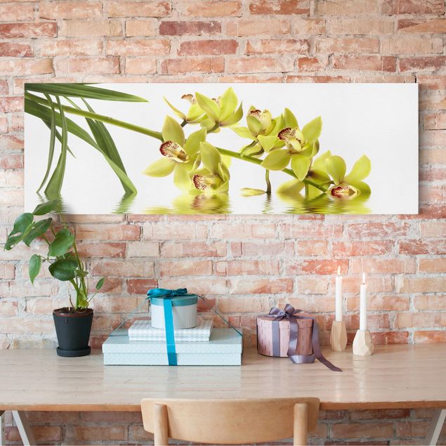 Butterfly canvas Elegant Orchid Waters