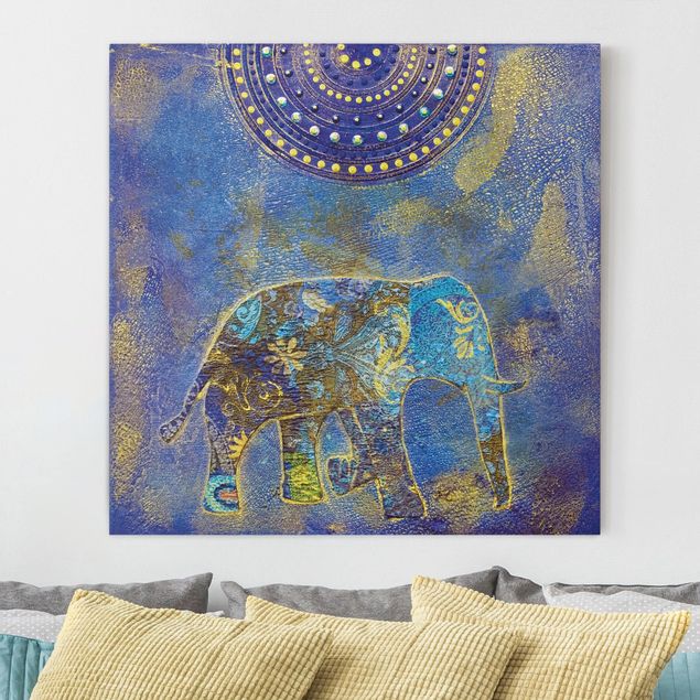 Canvas elefant Elephant In Marrakech