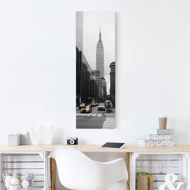New York skyline canvas Empire State Building