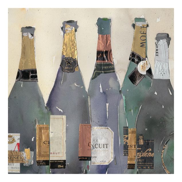 Wall art prints Uncorked - Champagne