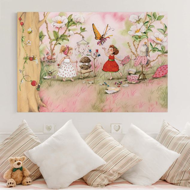 Nursery wall art Little Strawberry Strawberry Fairy - Tailor Room