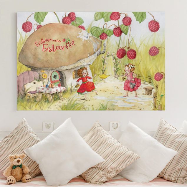 Nursery decoration Little Strawberry Strawberry Fairy - Under The Raspberry Bush