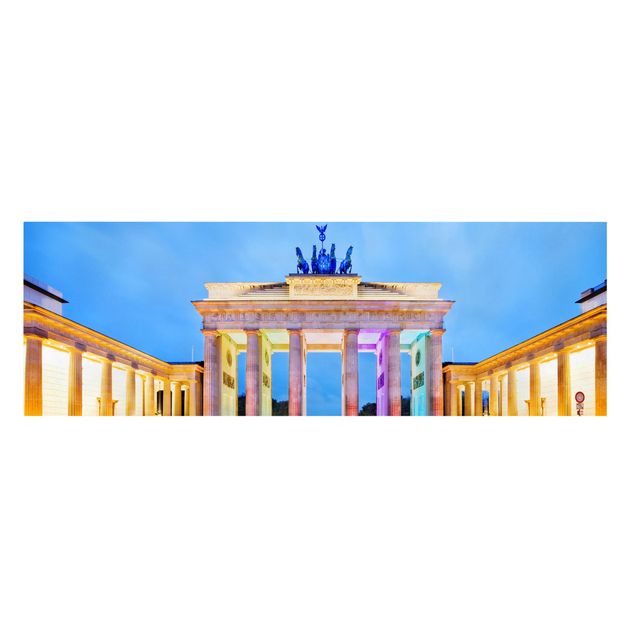 Prints modern Illuminated Brandenburg Gate