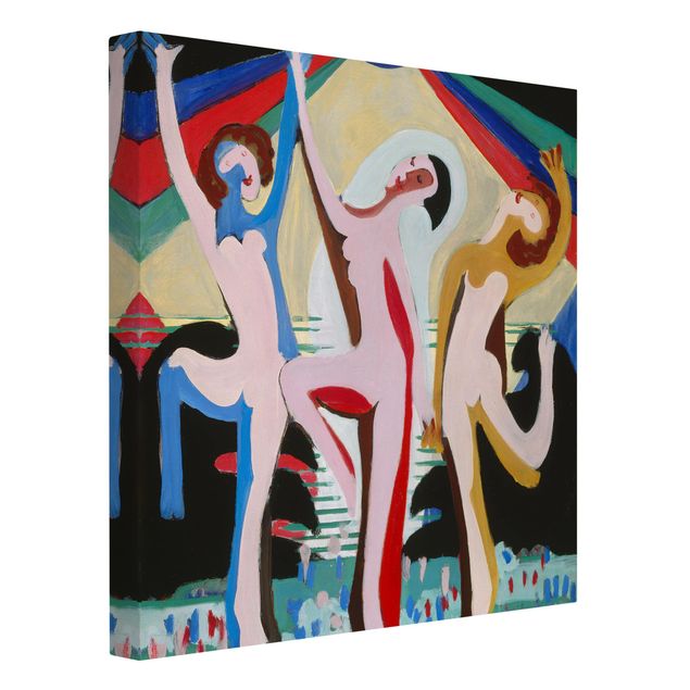 Canvas art Ernst Ludwig Kirchner - colour Dance