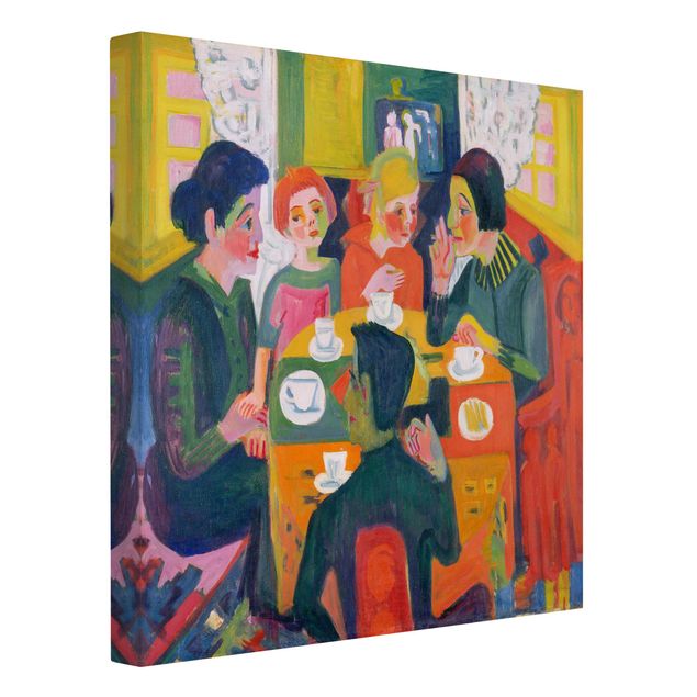 Canvas art prints Ernst Ludwig Kirchner - Coffee Table