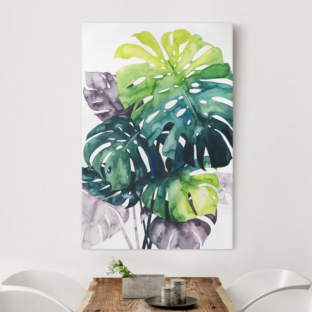 Floral canvas Exotic Foliage - Monstera