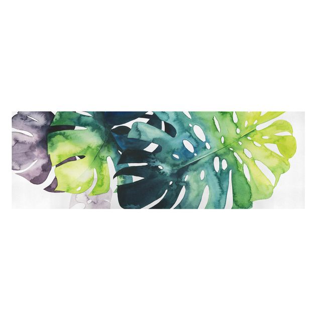Green art prints Exotic Foliage - Monstera