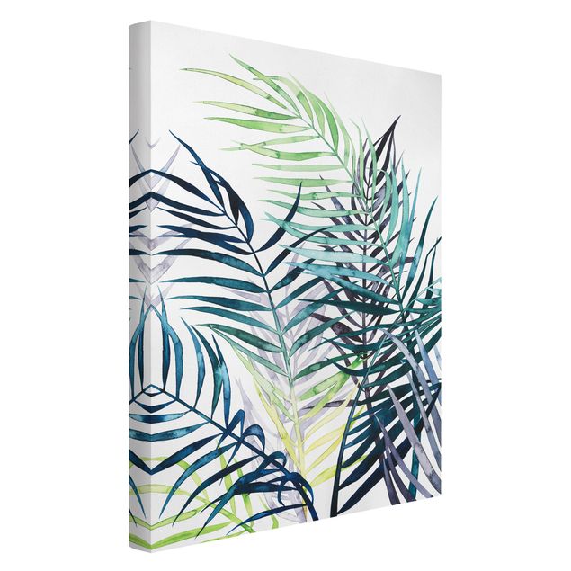 Modern art prints Exotic Foliage - Palme