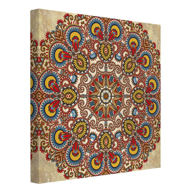 Spiritual prints Coloured Mandala