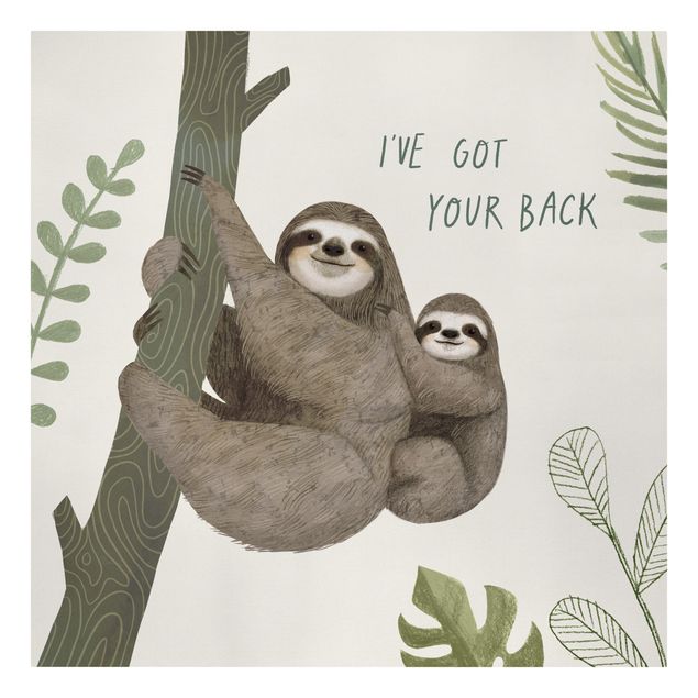 Prints Sloth Sayings - Back