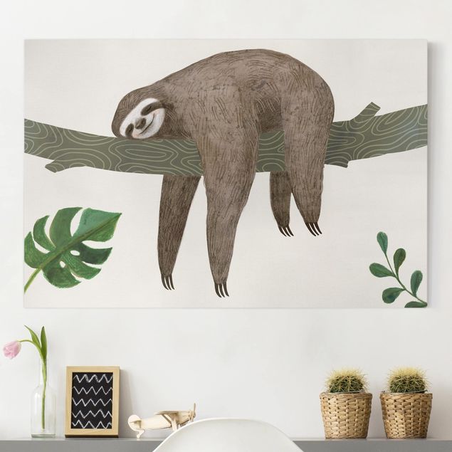 Prints animals Sloth Sayings - Chill