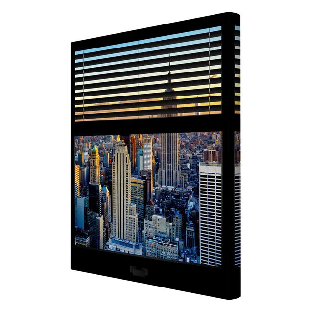 Architectural prints Window View Blinds - Sunrise New York
