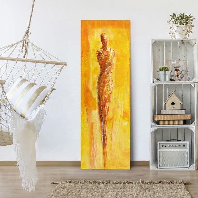 Canvas art Figure In Yellow