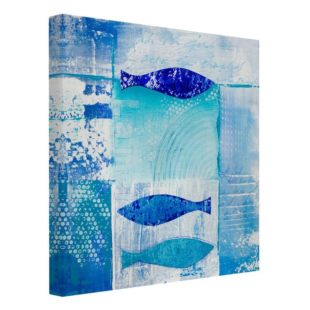 Animal canvas Fish In The Blue