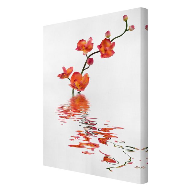 Contemporary art prints Flamy Orchid Waters