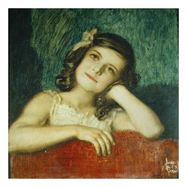Canvas art Franz von Stuck - Mary, the Daughter of the Artist