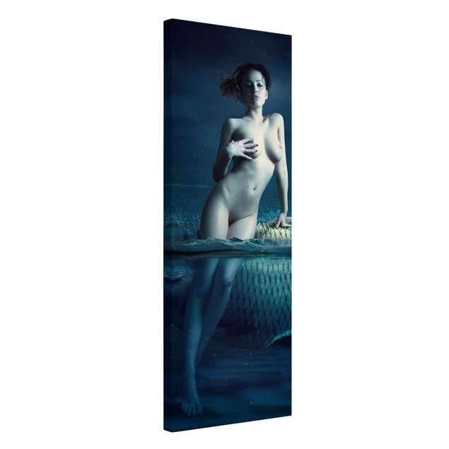 Contemporary art prints Nude With Fish