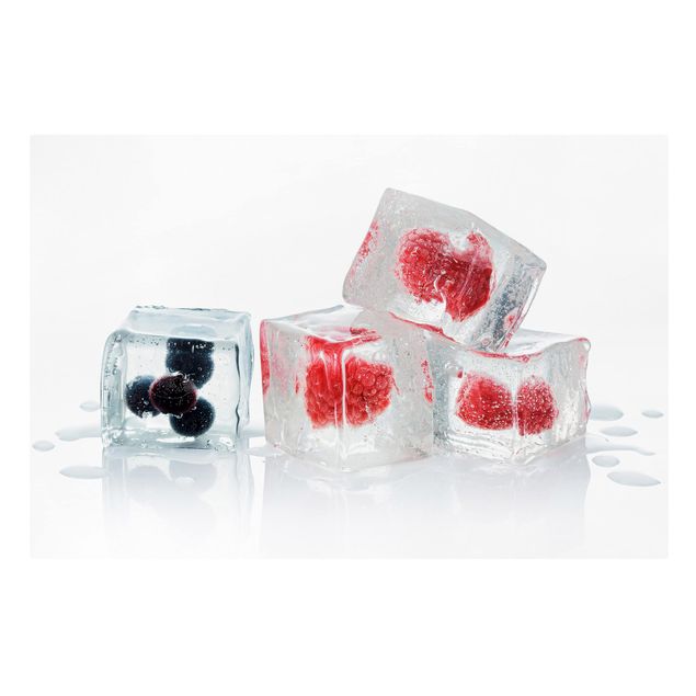 Fruit canvas Friut In Ice Cubes