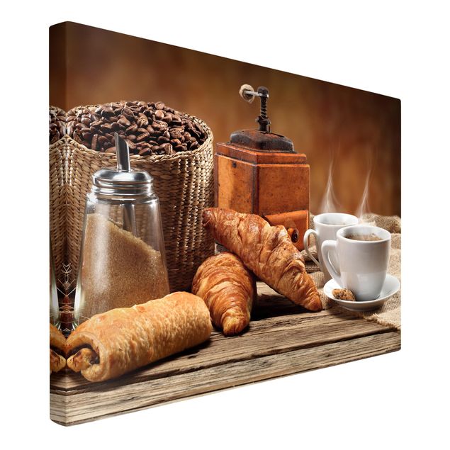 Canvas coffee Breakfast Table