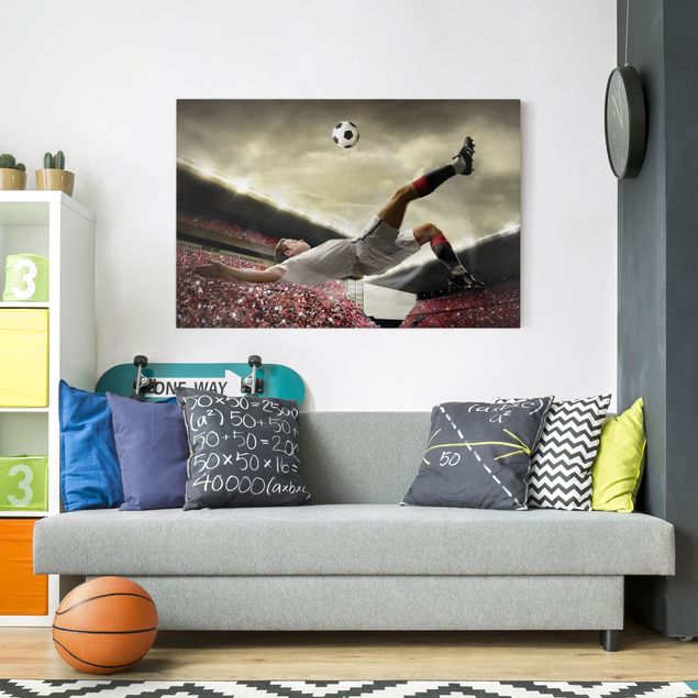 Modern art prints Football Action