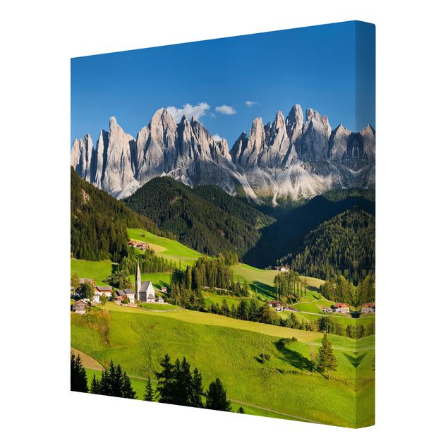 Contemporary art prints Odle In South Tyrol