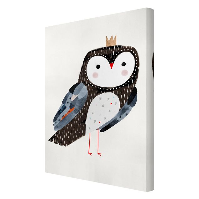 Canvas prints Crowned Owl Dark