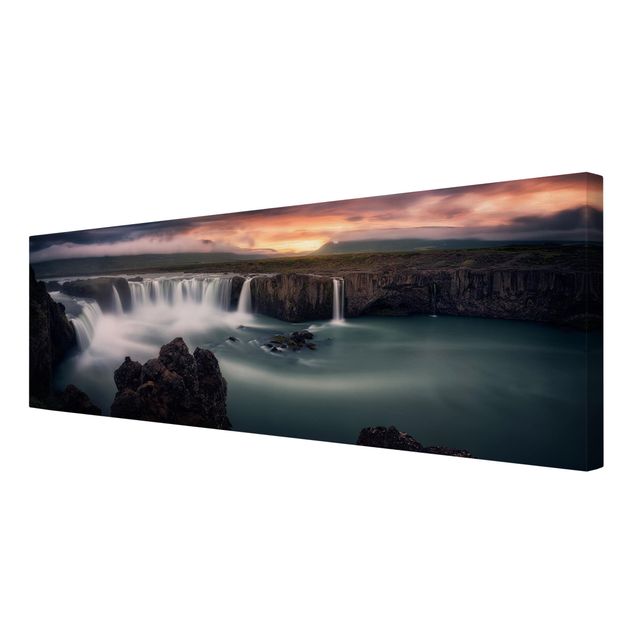 Canvas prints landscape Goðafoss Waterfall In Iceland