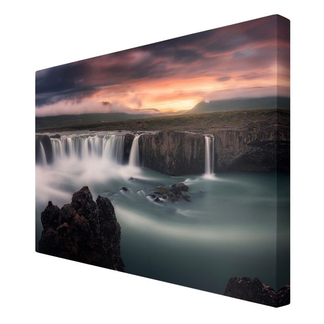 Canvas prints landscape Goðafoss Waterfall In Iceland