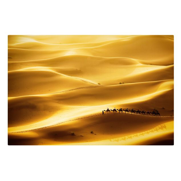 Modern art prints Golden Dunes