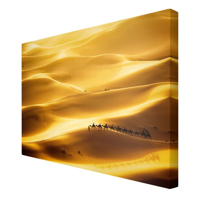 Canvas landscape Golden Dunes