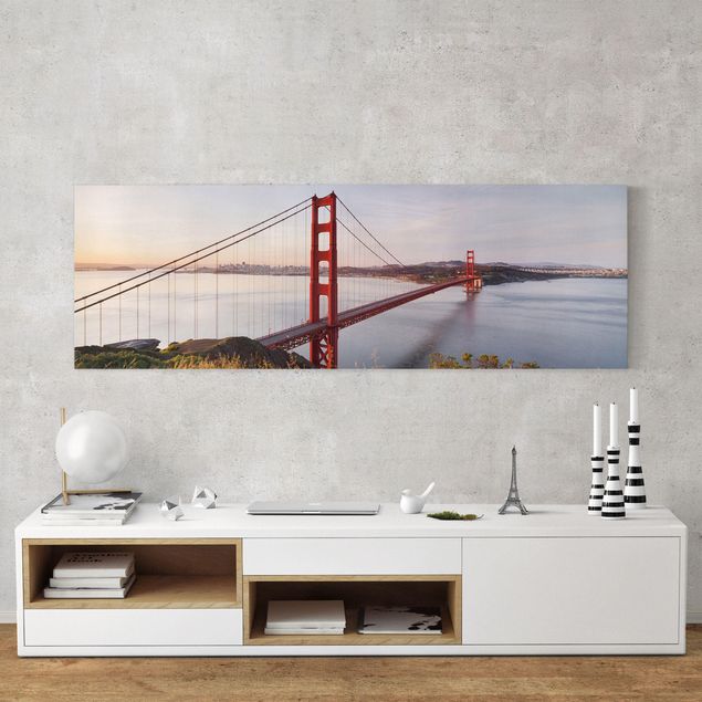 Skyline wall art Golden Gate Bridge In San Francisco