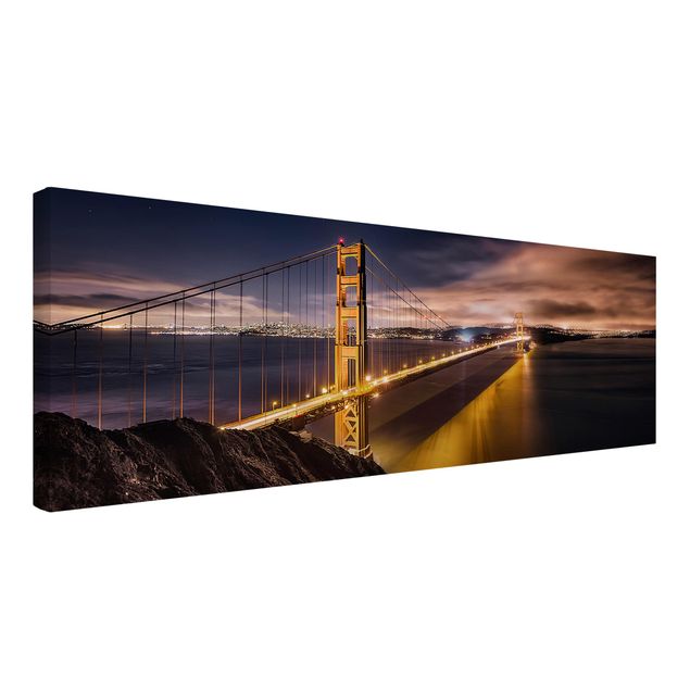 Canvas prints architecture Golden Gate To Stars