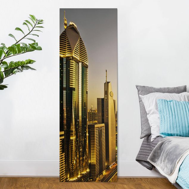 Dubai wall art Golden Dubai