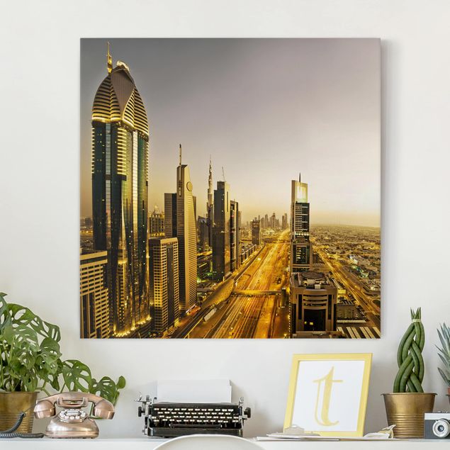 Asian prints Golden Dubai