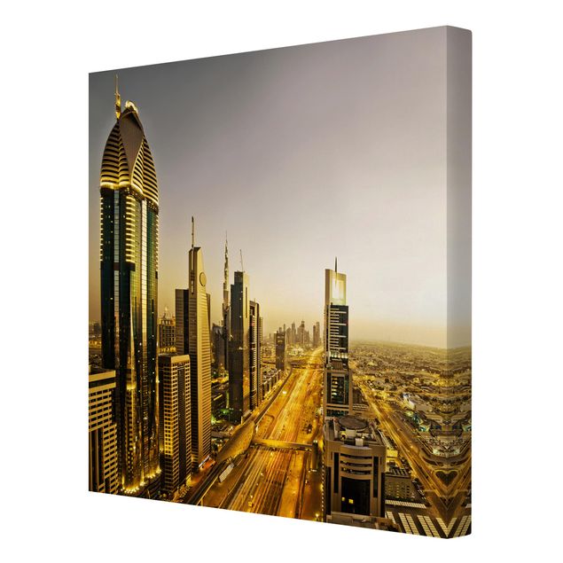 Architectural prints Golden Dubai