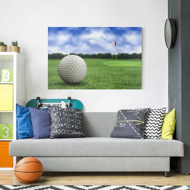 Modern art prints Golf ball