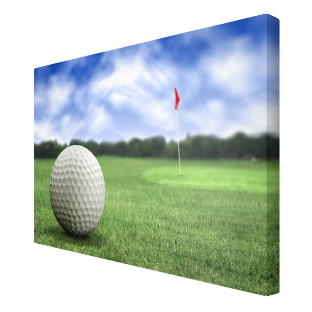 Canvas prints Golf ball