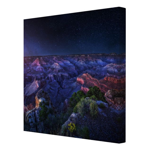 Landscape canvas wall art Grand Canyon Night