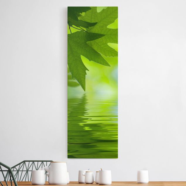 Canvas prints grasses Green Ambiance III